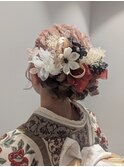 ゆるふわアップスタイル