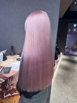 ペレ 栄店(PELE) ホワイトグレージュ/デジタルパーマ/チェリーブラウン/栄