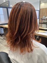 ブランシェ 名鉄小幡駅前店&nbsp;ハイライトオレンジカラー【森】