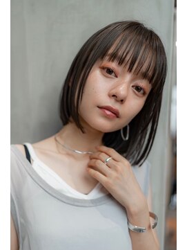 ドリップ バイ ハバナ 原宿(driP. by HAVANA) 20代30代ミディアム顔周りレイヤーカット髪質改善ストレート