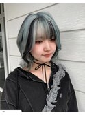 ハイトーンカラー×ナチュラルボブ／小倉