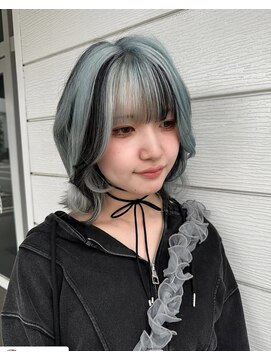 ヴィオラカラー(VIOLLA COLOR) ハイトーンカラー×ナチュラルボブ／小倉