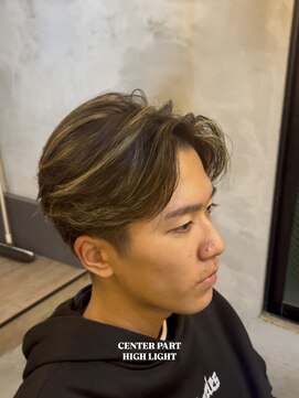 ハイライト【外国人風/メッシュ/センターパート/町田】