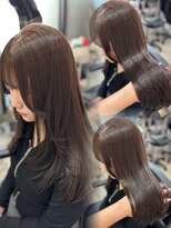 マーシュ ルーヴェ(marshu Luve)&nbsp;ブリーチなしダブルカラーで作るベージュ/レイヤーカット