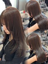 マーシュ ルーヴェ(marshu Luve) ブリーチなしダブルカラーで作るベージュ/レイヤーカット