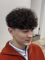 フィフスパーク(fifth PARK)&nbsp;渋谷スペインカールラルフカール刈り上げ高めツーブロックメンズ