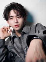 ゴールド 大阪 梅田店(GOALD)&nbsp;フェザーショートフェザーパーマニュアンスパーマセンターパート