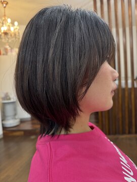 ミライエ(MIRAie) マッシュショートウルフ