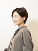 【満足度No.1＊感動イノアカラー】白髪ぼかし×大人ショート元町
