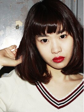 カゼ ダイカンヤマ Kaze DAIKANYAMA 70's厚めバングアンニュイ ボブ