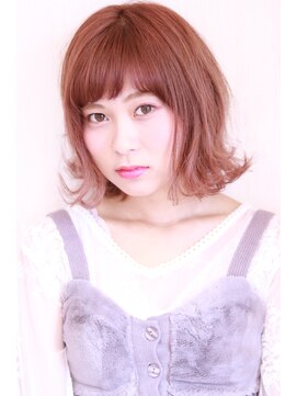 ヘアーサロン エクラ(HAIR SALON eclat) 切りっぱなし風シースルー外ハネボブ♪