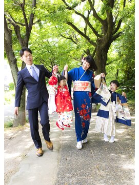 フォトスタジオ アンド ヘアメイク ニコメルシー(photo studio hair make nico merci) 七五三 神社同行撮影 ＊ 1-2