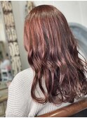 【S4】coralpink×semi long