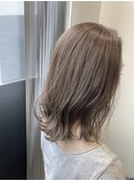 コントラストハイライト×シルバーベージュ