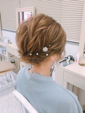 リサ 恵比寿(risa.) 髪の短い方のアップスタイル☆