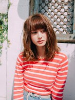 スラージュ 大森(soulage)&nbsp;重ため前髪と大きめウェーブ