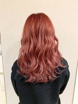 デューヘアー(due hair) コーラルピンクカラー!