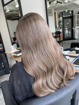 ラフ 難波店(LAFF) #黒髪#ボブルフ#ネビージュ#小顔#ワンレン