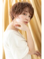 カバーヘアアンドスパ ブリス 浦和(COVER HAIR&SPA bliss)&nbsp;レトロガーリー小顔くせ毛マッシュショートTb2浦和20代30代40代
