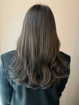 ハブ(hub) 【天神今泉】透明感グレージュ