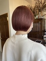 バショ(ba sho)&nbsp;ピンクベージュミニボブ