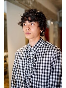 ハマモト メンズマッシュパーマ