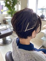 マーブル(marble) ショート編みこみヘアアレンジ