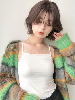 グリードヘアー セルフィッシュ(GREED hair SELFISH)の写真/【紙屋町◆隠れ家Salon】トレンド×ミリ単位でこだわった絶妙cutが自慢。ウルフ/ハンサムショートも人気！