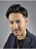 ビジネスヘアツーブロかきあげ七三