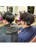【春夏パーマ】ラフに決まる!ツイストスパイラル