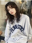 ウルフパーマ/くるくるパーマ/ニュアンスパーマ◇ウェットヘア