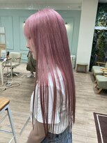 モリオフロムロンドン 大宮店(morio from London)&nbsp;ピンク×ケアブリーチ　【村田】