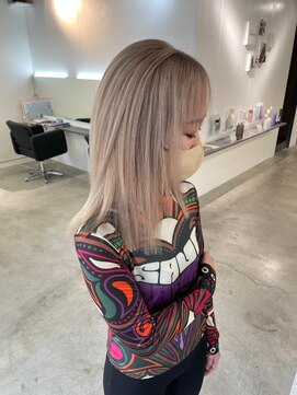 キング 枚方店(K!ng) 縮毛矯正髪質改善ハイライトレイヤーカット枚方美容室エクステ