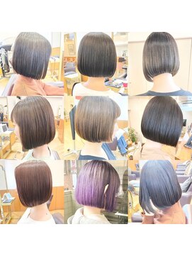 カラープロデュースバイアルバ(color produce byALBA) 丸みのあるボブ