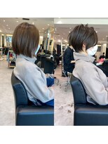 バンプ ギンザ(BUMP GINZA)&nbsp;30代40代50代絶壁解消ひし形白髪ぼかし大人ショートボブ/聖