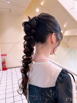 ヘアメイク ジェイエム ポニおろし