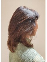 松本平太郎美容室 国立店&nbsp;30代40代50代60代×ミディアムレイヤー×クリープパーマ