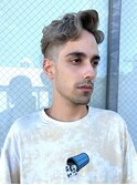 外国人風パーマウルフカルマパーマベリーショートダークアッシュ