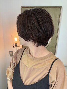 ユウヘアー 本山店(U Hair) すっきりショートボブ！/30代/40代/柔らかボブ