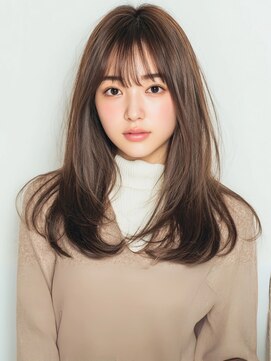 トリッカ シブヤ(TRICCA SHIBUYA) 韓国ヘア/ベージュカラー/透明感カラー/レイヤーカット/ロング