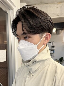 フィフス 大分(fifth) 大分毛流れ緩めニュアンスパーマメンズカットセンターパート10代