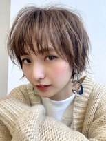 サンドパールス 仙台店(sand PALCE)&nbsp;髪質改善/大人ガーリー/似合わせカット/ショートボブ前髪/仙台