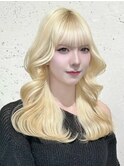 髪質改善/韓国/縮毛矯正/顔周り/ダブルカラー/学割/レイヤー