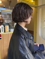 ヒントステーション(HINTSTATION)&nbsp;〈浅草 半個室〉パーマ活かしウェーブボブ