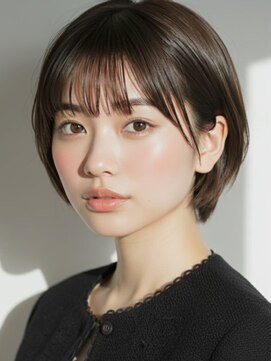 コトナ 越谷店 ショートボブ髪型20代30代40代50代前髪あり前髪なし面長丸顔越谷