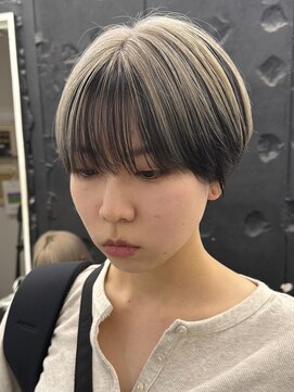 ココ 本八幡(KOKO) □ミルクティーブロンドダークブルーワンホンレイヤー