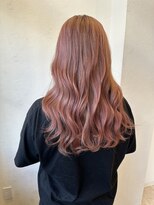 カリン ハッピーヘアライフ 長吉長原店(carin happyhairlife)&nbsp;ダブルカラーで作るピンクベージュ