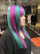 サンエンヘアー(lll_en hair) ブロックカラー