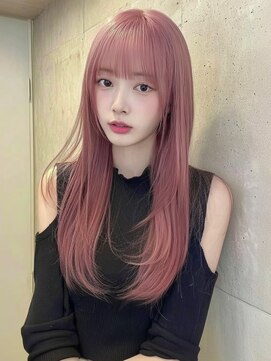 ランテルディ 渋谷(LANTERDIT) ハイトーンカラー内巻き前髪ありくびれヘアゆるめパーマ内巻き☆