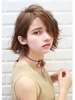 ミラリー 横浜(Mirareee)&nbsp;アフロート綱川 ◎小顔 無造作カール  ボブディ丸みショート横浜